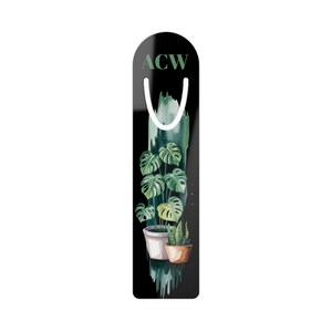 Personalized Metal Bookmark: Plant Design, Eco-Friendly Reading Gift