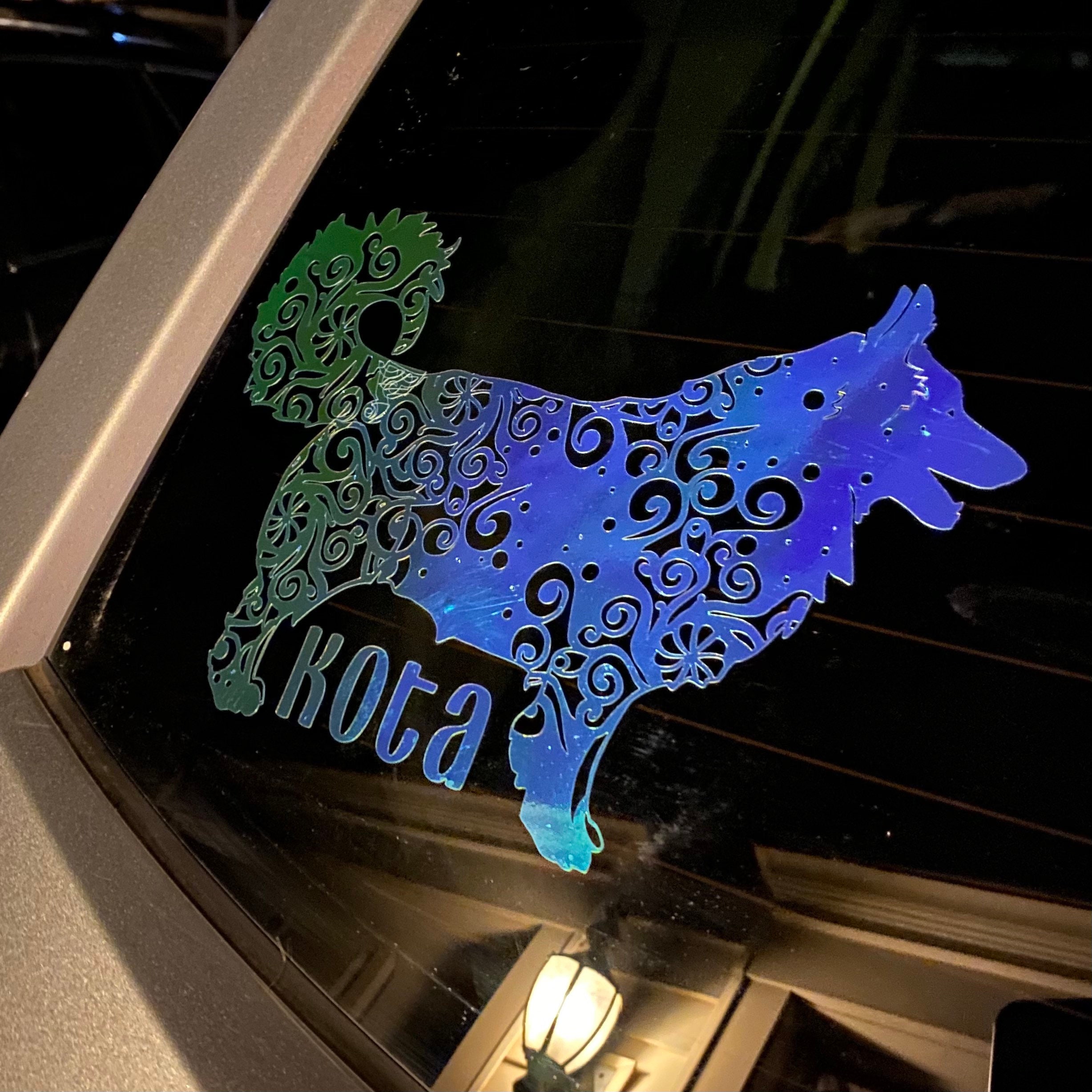 Holographic Vinyl Decal Etsy