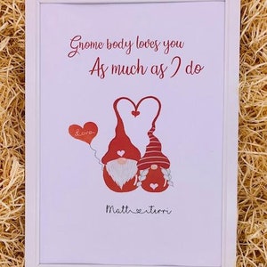 Valentines Ghome print & Matching Mug