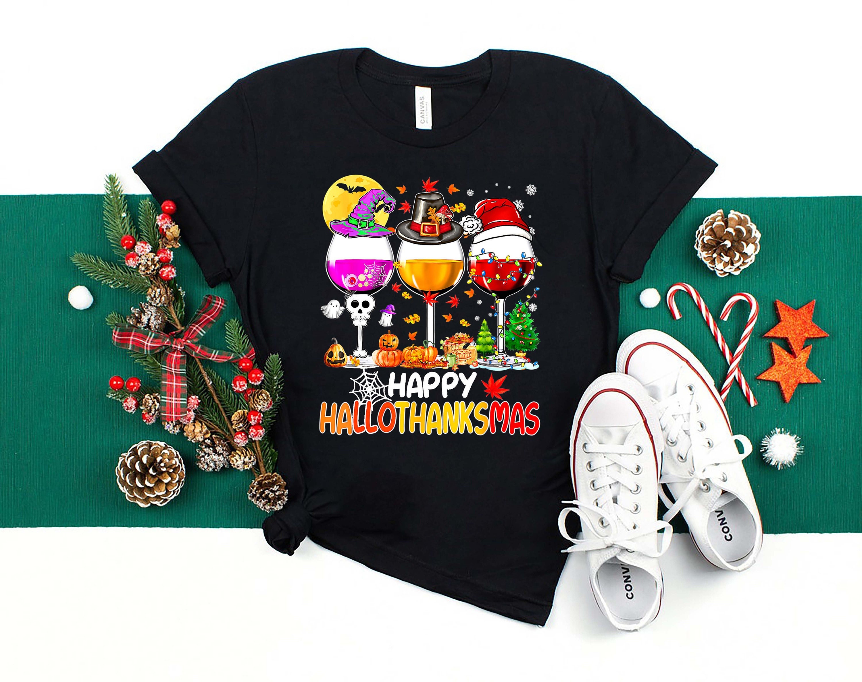Christmas Wine Shirt - Etsy