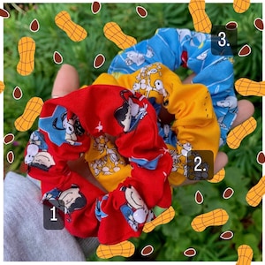 Erdnüsse/snoopy scrunchie/Haargummi