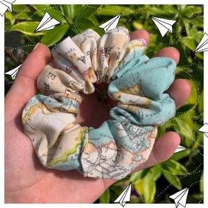 Weltkarte/Reisen/Erkunden Scrunchie
