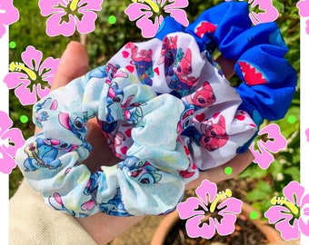 Stitch inspired hair accessory/scrunchies