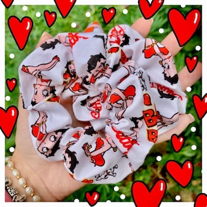 Betty Boop scrunchie/hair tie