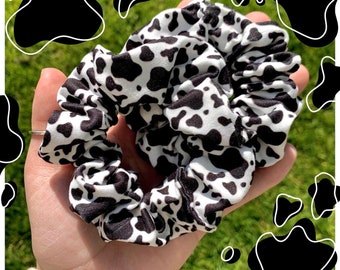 Kuh Print Scrunchie/Haargummi/Haarband