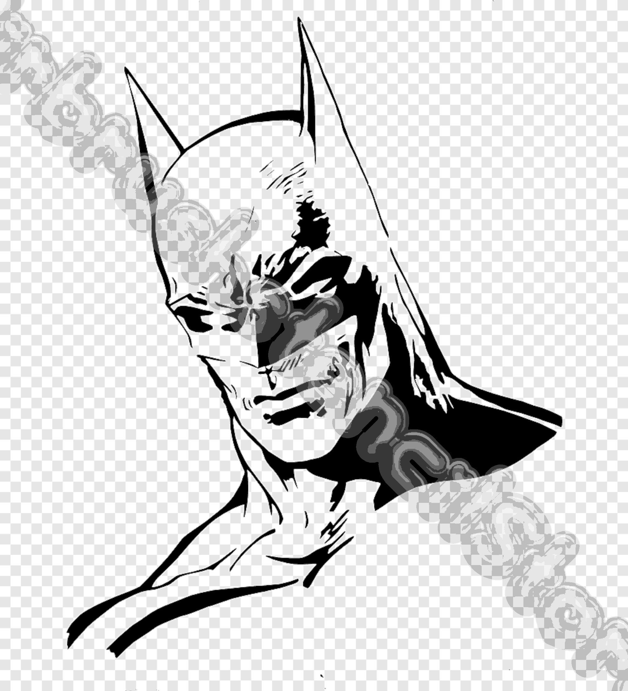 Batman Airbrush art stencil available in 2 sizes Mylar ships | Etsy