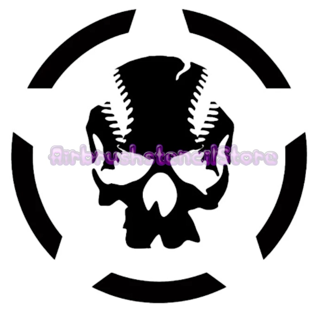 Biohazard Airbrush Art Stencil Available in 2 Sizes Mylar Ships ...