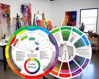 Artists Colour Wheel Mixing Colour Guide 23cm Artist Colour Wheel