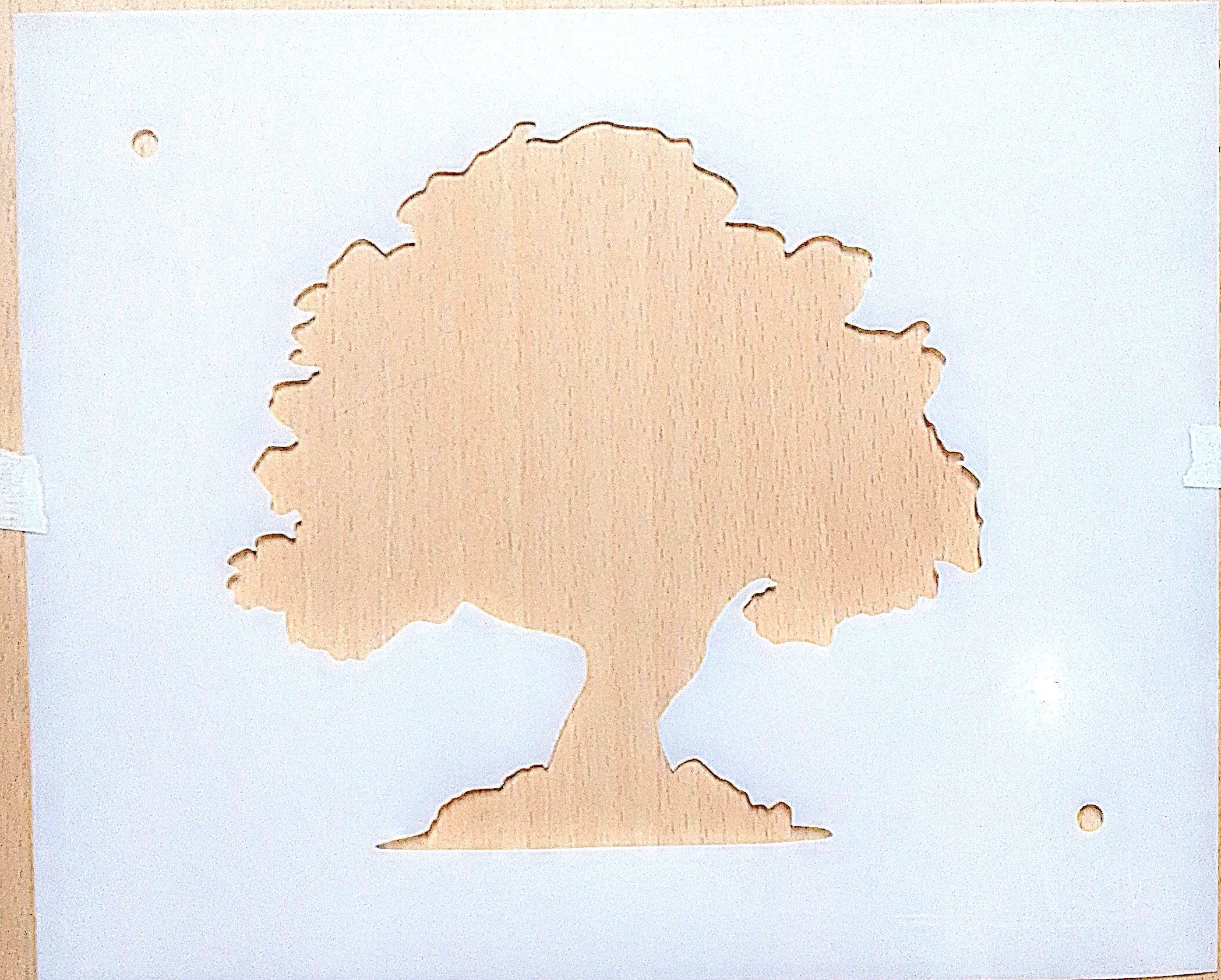 Tree Stencil For Router Tree Stencil Four Layer Airbrush Art Stencil Set Artists Tree Template ...