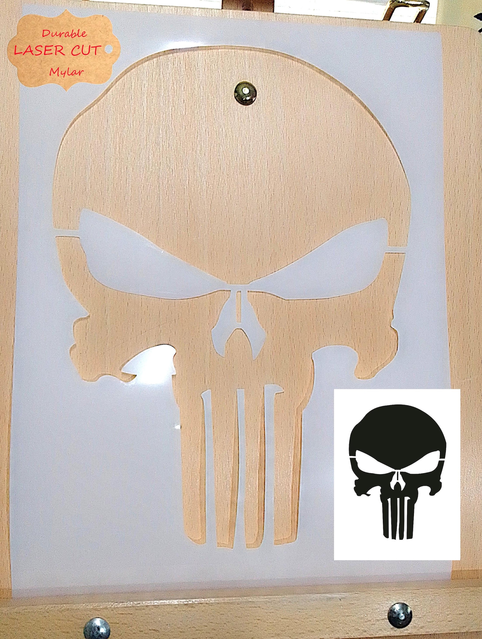 Punisher Stencil Airbrush Art Stencil Artists Punisher Skull Template