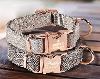 Dog Collar Personalized - Custom Cat Collar with Name Engraved Dog Collar - Personalized Puppy Dog Collar