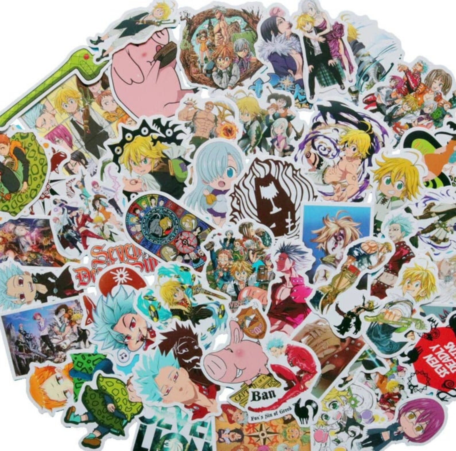 Sticker Pack Seven Deadly Sins Random Assortment Free Etsy