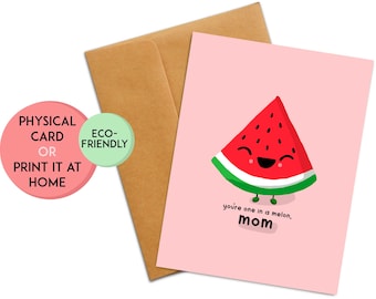 Cute Birthday Card Mom | Mom Gift | Funny Birthday Card | Mom Birthday Pun Card | Funny Card for Mom | Mom Birthday Gift | Retirement Mom
