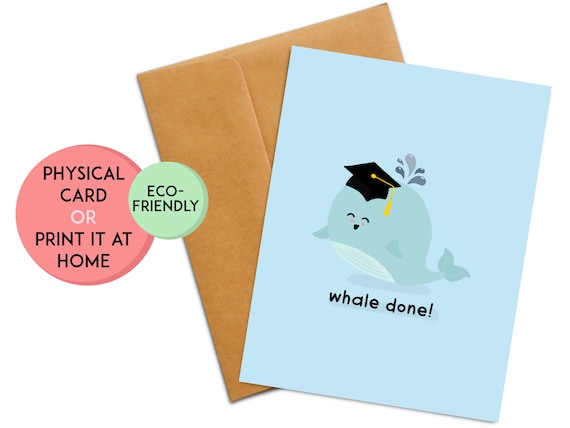 Graduation Pun Card | Funny Graduation Card | Graduation Gift | Cute Graduation Card | Kawaii Graduation Card | 2025 Graduation Gift