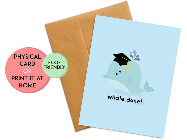 Graduation Pun Card | Funny Graduation Card | Graduation Gift | Cute Graduation Card | Kawaii Graduation Card | 2025 Graduation Gift Card