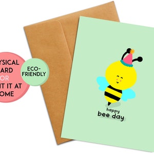 Carte de jeu de mots d'anniversaire | Cadeau d'anniversaire | Joli cadeau d'anniversaire | Carte d'anniversaire drôle | Jolie carte d'anniversaire | Carte d'anniversaire pour enfant