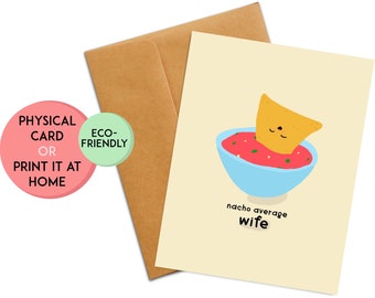Cute Anniversary Card for Wife | Anniversary Gift | Funny Anniversary Card for Wife | Anniversary for Wife | Birthday Card for Wife
