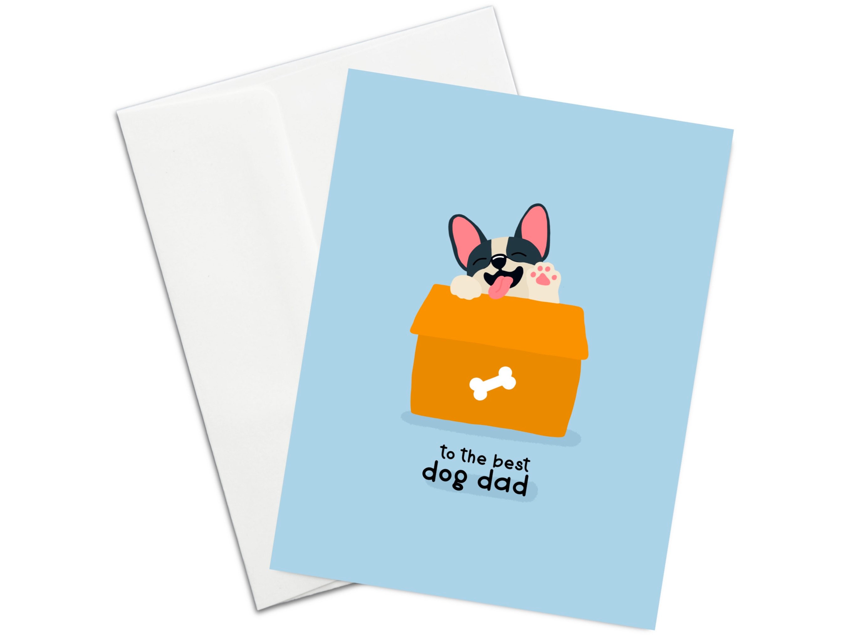 Birthday Card for Dog Dad Funny Card for Dog Dad | Etsy