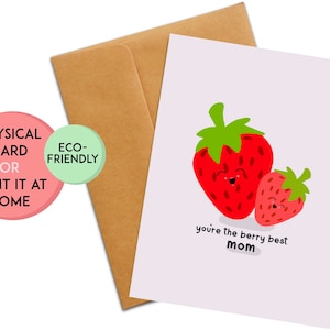 Carte drôle pour maman | Jolie carte d'anniversaire pour maman | Cadeau Fête des Mères | Carte de jeu de mots d'anniversaire de maman | Cadeau d'anniversaire pour maman | Carte Retraite Maman