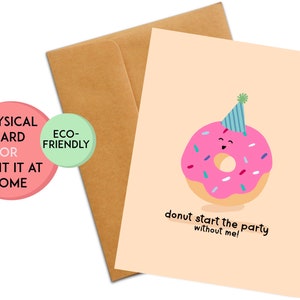 Birthday Pun Card | Funny Birthday Card | Birthday Gift | Cute Birthday Card | Kawaii Birthday Card | Birthday Card for Kid