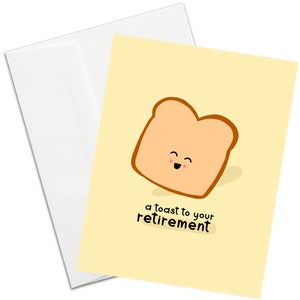 Tarjeta de jubilación divertida / Regalo de jubilación / Tarjeta con juego de palabras de jubilación / Regalo para compañero de trabajo / Tarjeta para compañero de trabajo / Linda tarjeta de jubilación imagen 4