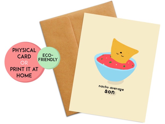 Funny Birthday Card for Son Funny Card for Son Birthday - Etsy