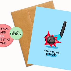 d'anniversaire de hockey | Carte d'anniversaire sportive | Anniversaire du mari | Anniversaire de petit ami | Anniversaire de ma femme | Anniversaire frère | Anniversaire de papa