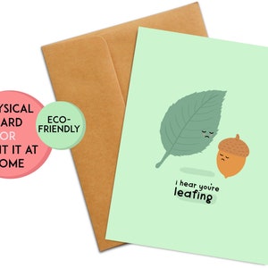 Carte mignonne de retraite | Jeu de mots sur la retraite | Cadeau de retraite | Cadeau de départ d'un collègue | Cadeau de départ d'un collègue | carte d'adieu | Tu me manques