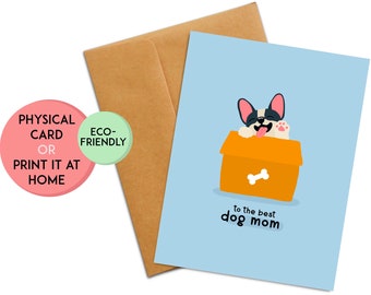 Cute Birthday Card from Dog | Anniversary Card for Dog Mom | Funny Birthday Card for Dog Mom | Retirement Card Mom | From the Dog | Dog Mom