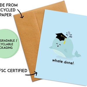 Graduation Pun Card | Funny Graduation Card | Graduation Gift | Cute Graduation Card | Kawaii Graduation Card | 2025 Graduation Gift image 2