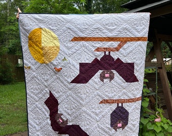 Bat Buddies werfen Quilt