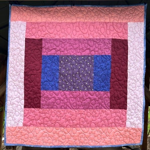 Log Cabin Baby Quilt