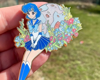 Magical girl blue little planet LE 50 fantasy enamel pin