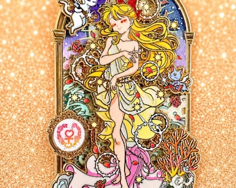 Astral Birth of Venus fantasy pin LE 75