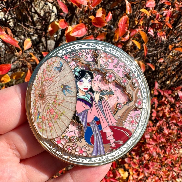 Mulan Spring seasons fantasy pin LE 60