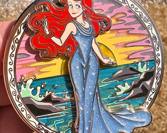 Ariel little mermaid fall sea dress seasons fantasy pin LE 60