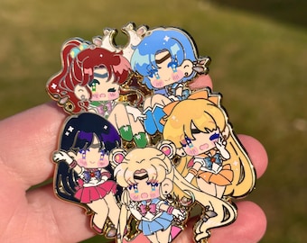 Magical girl chibi cluster LE 50 fantasy enamel pin