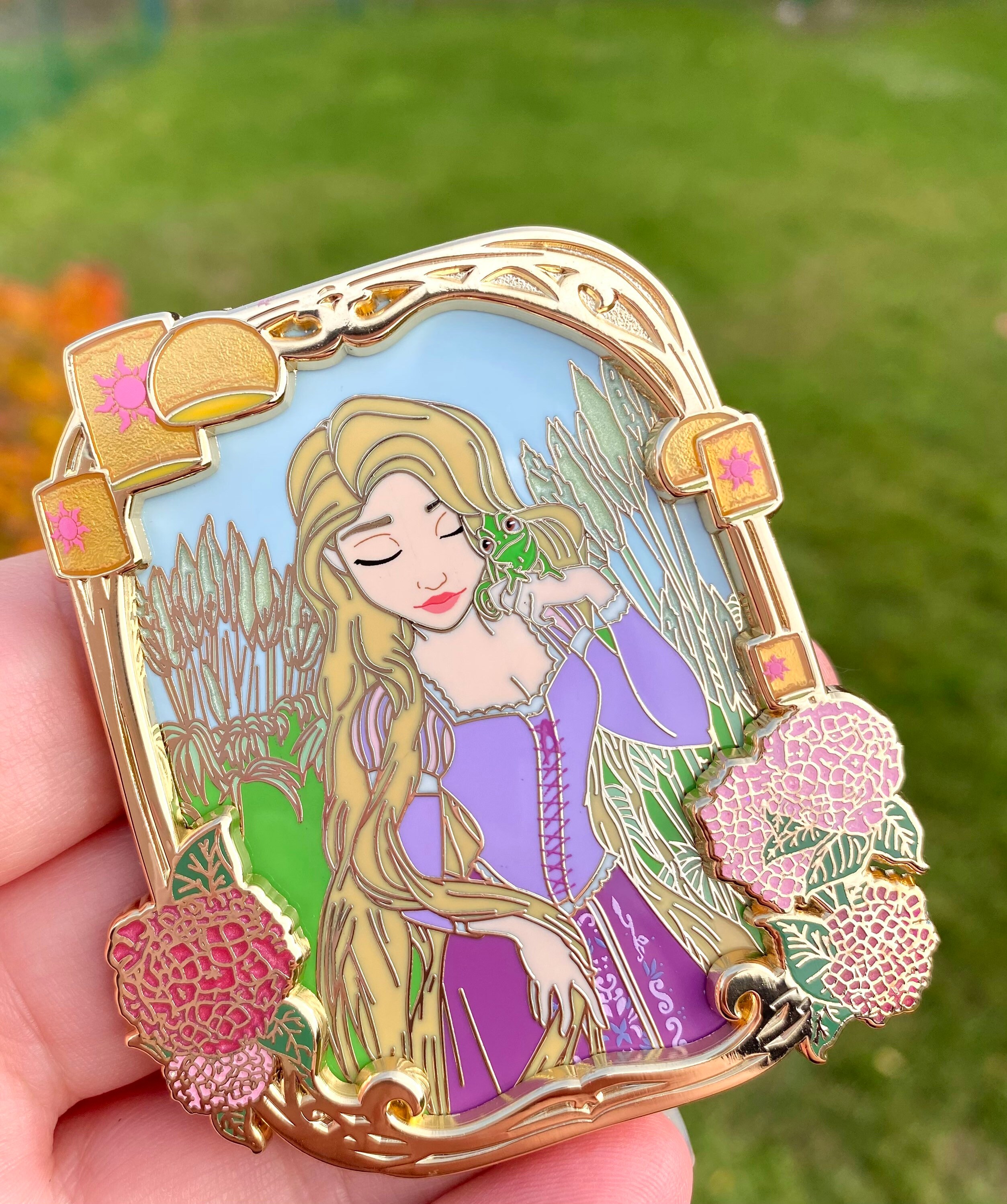 tangled fantasy pin