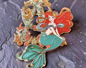 Seladore Ariel Calligraphy A fantasy pin LE 75