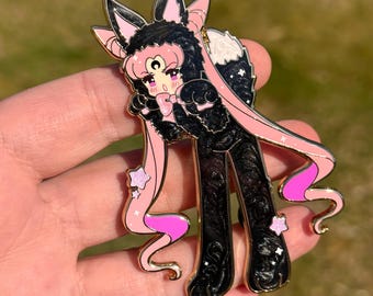 BL magical villain girl plushie fox LE 50 fantasy enamel pin