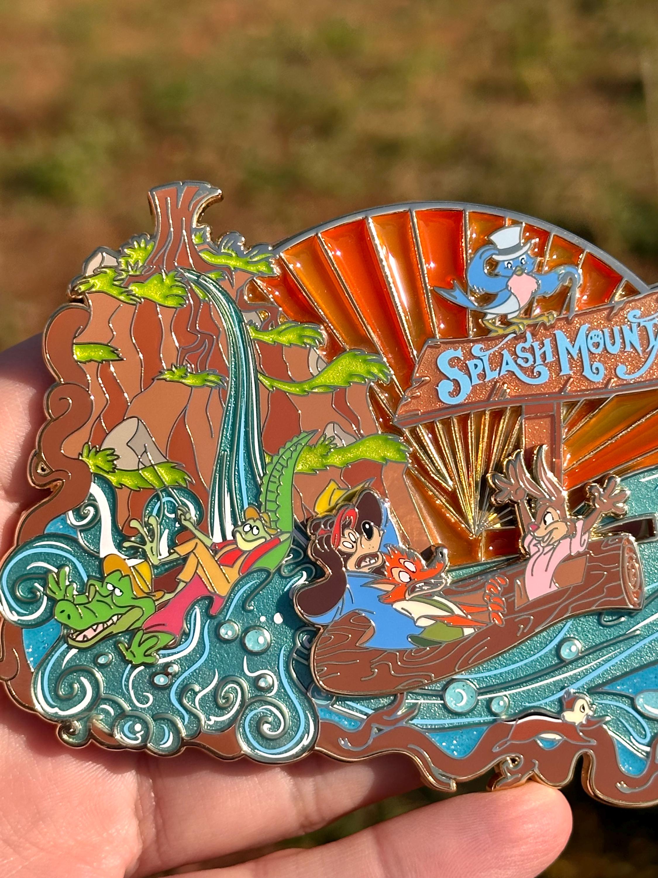 Disney Jumbo Slider Splash Mountain Brer Rabbit Brer Fox Bear Fantasy ...