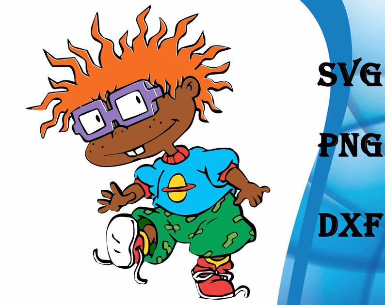 Download American Baby Svg Chuckie Rugrats Svg Png Dxf Png Rugrats Digital Dxf Stickers Stickers Labels Tags Lexartcy Com