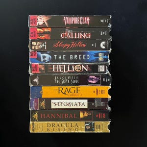 CHOOSE ONE! Horror Scary Movies 1980s 1990s Vintage Tape VHS