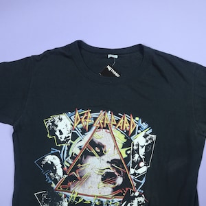 Def Leppard Hysteria 1980&#39;s Vintage Tshirt