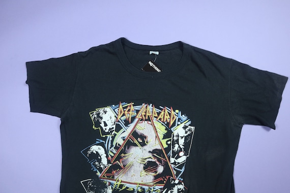 Def Leppard Hysteria 1980's Vintage Tshirt - Gem
