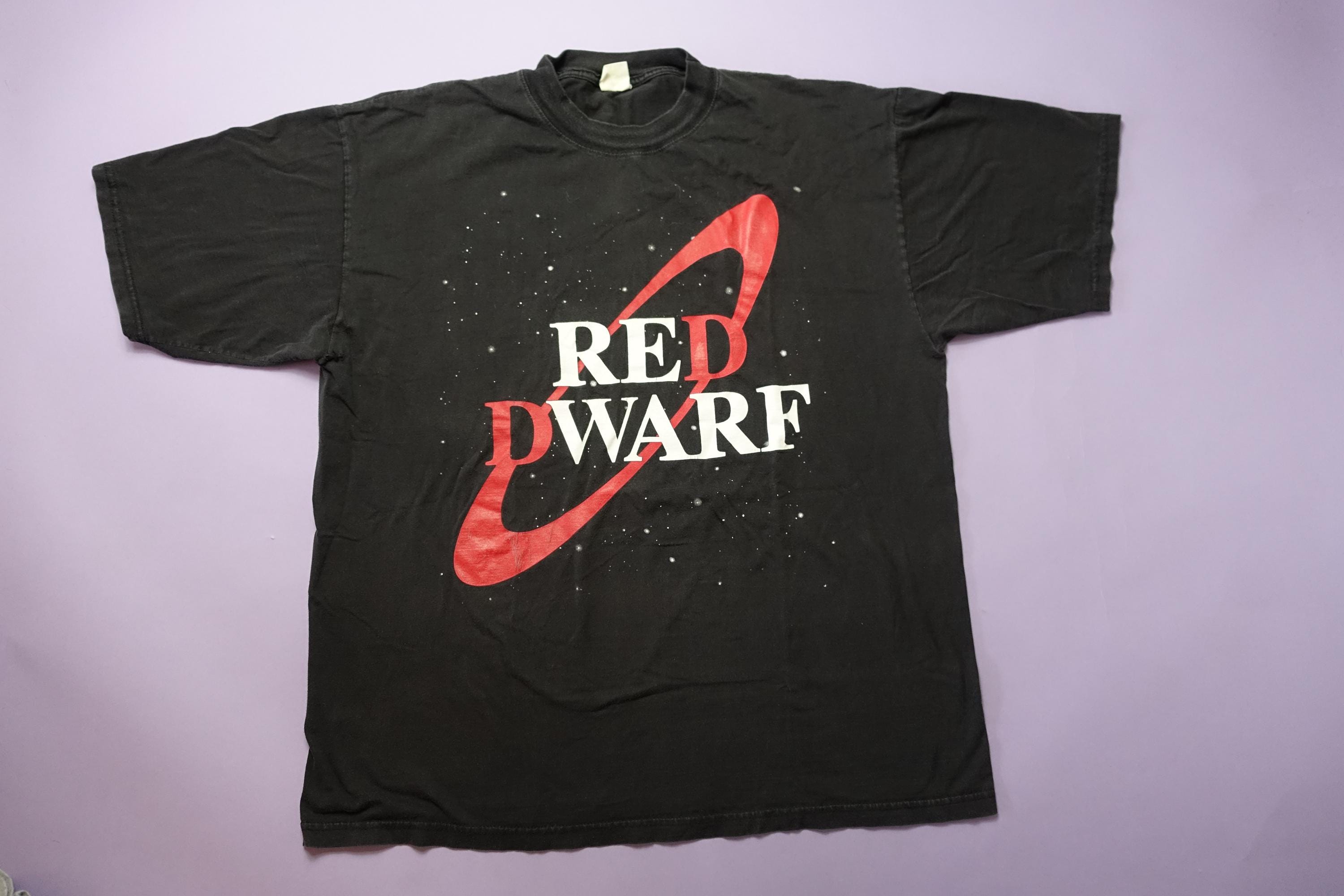 Red Dwarf Logo Science Fiction 1990's Vintage T-shirt - Etsy
