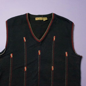 Lumiere Navy 1990&#39;s Vintage Knit Vest