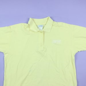 Esprit Yellow Vintage Polo Button Up Shirt