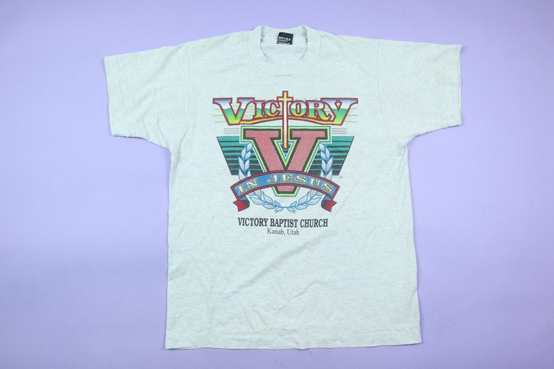 Victory in Jesus Kanab Utah 1990's Vintage T-shirt - Etsy