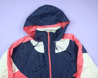 Pro Spirit Navy Pink 1990's Vintage Windbreaker